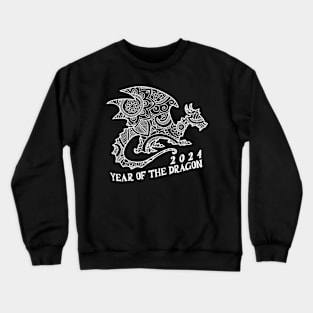 2024 Year of the Dragon, Hello 2024, Year of the Dragon 2024, Happy New Year 2024 Crewneck Sweatshirt